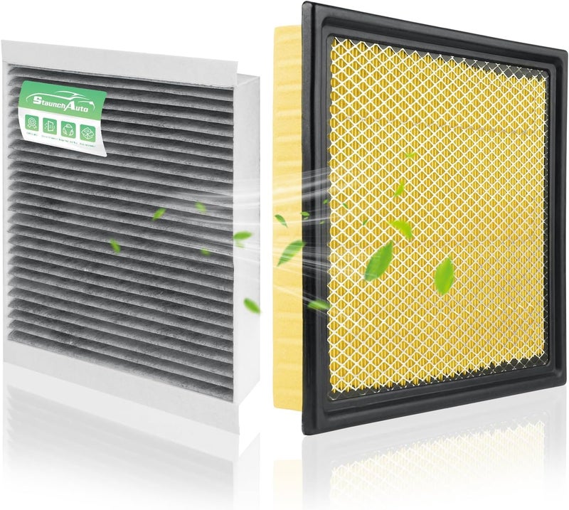 StaunchAuto Engine&Cabin Air Filter for Ford Expedition 2018-2024, F-150 2015-2025 2026, Lincoln Navigator 2018-2024 Air filter Replacement CF12150 CA10262 Automotive Accessories - Image 1